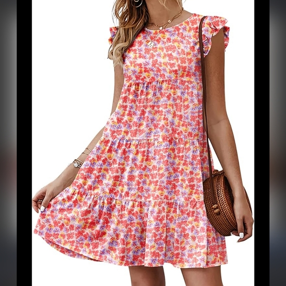 Kirundo Spring Dress Size Large Floral Colorful - Picture 14 of 15